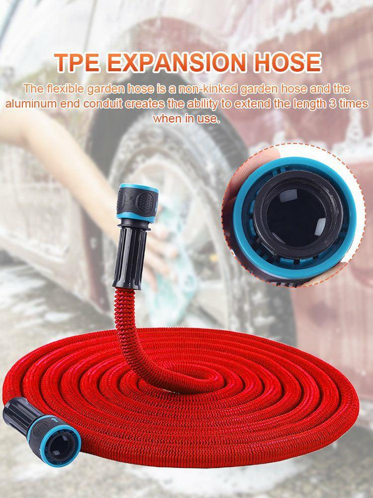 Parts & Accessories | Expanding Water Hose Space-Saving Watering Hose Tube Car Washing/Irrigation Tool Garden Tools Blue/Black/Red