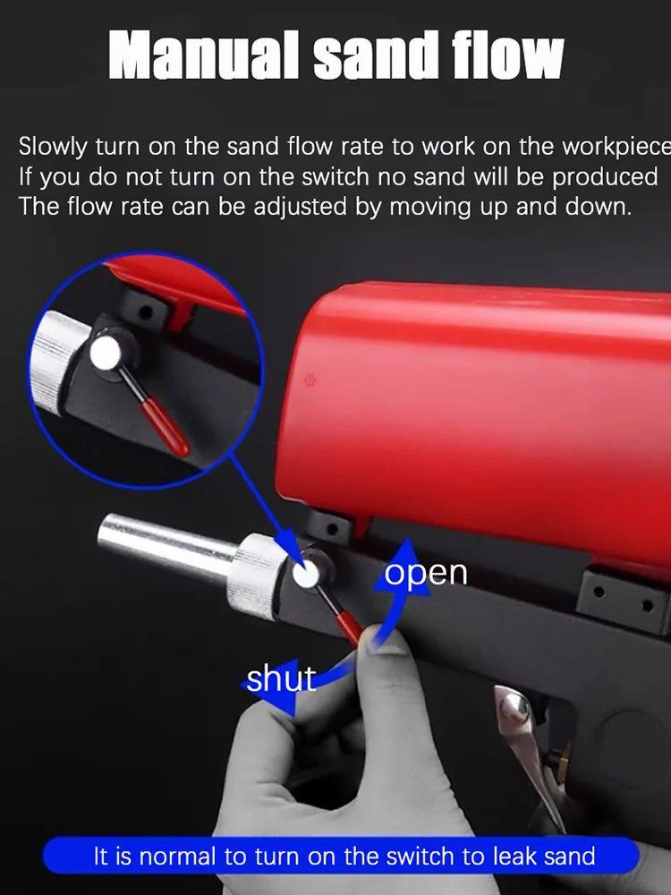 Parts & Accessories | Portable Sand Blaster Adjustable Air Sandblasting Gun for Polishing Rust Removal Parts & Accessories Parts & Accessories