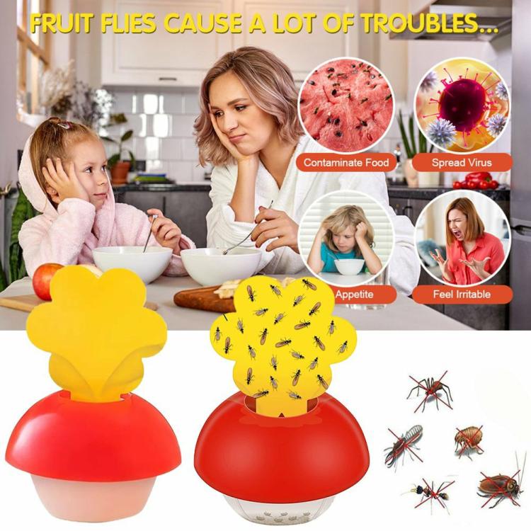 Planting & Protective Gears | Fruit Fly Trap Killer Fruit Fly Catcher Drosophila Trap for Outdoor Garden Patio Garden Tools Planting & Protective Gears