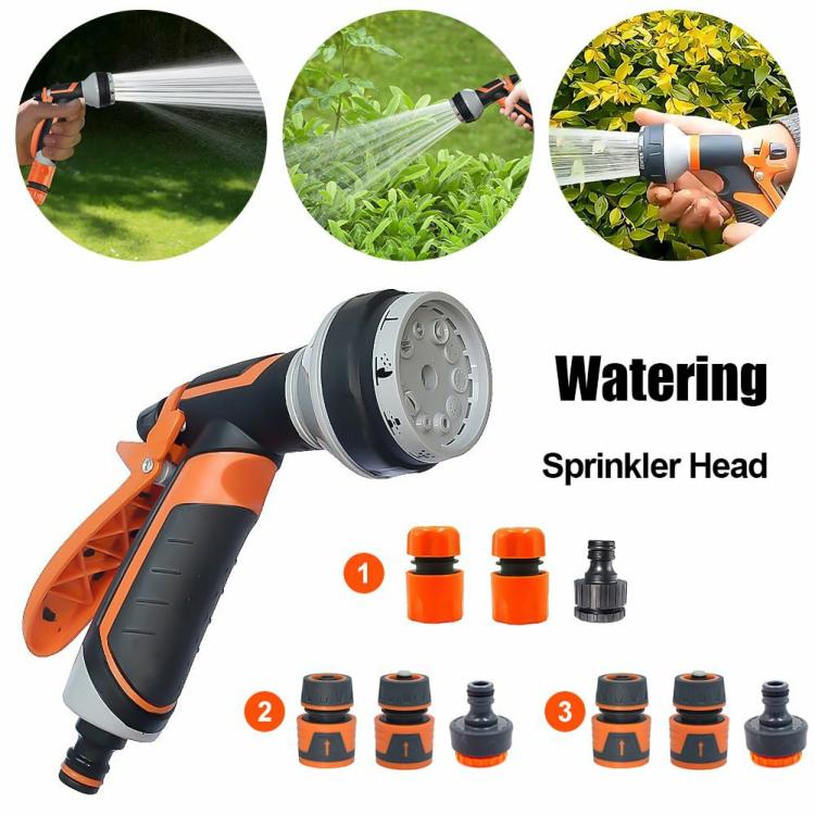 Planting & Protective Gears | Garden Watering Gun 8 Modes High Pressure Sprayer Adjustable Car Wash Sprinkler Garden Tools Planting & Protective Gears