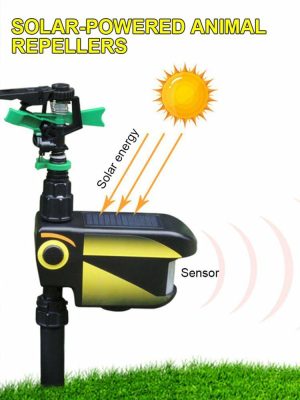 Planting & Protective Gears | Solar Animal Repellant Auto Rotating Spray Animal Repeller Stake for Garden Yard Garden Tools Planting & Protective Gears