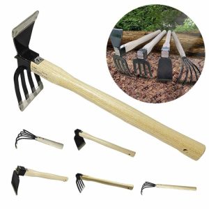 Power & Hand Tools | 5-Claw Rake Garden Hand Rake Tool Dual-purpose Hoe for Loosening Or Weeding Soil Garden Tools Power & Hand Tools