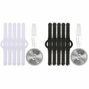 Power & Hand Tools | 8 Pack 150mm Grass Trimmer Saw Blade Plastic Metal Lawn Mower Head Blades Garden Tools Parts & Accessories