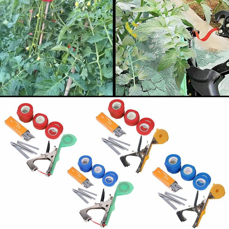 Power & Hand Tools | Plant Tying Machine with 10 Rolls Tape +1 Box Staples Vegetable Tapetool Tapener Garden Tools Power & Hand Tools