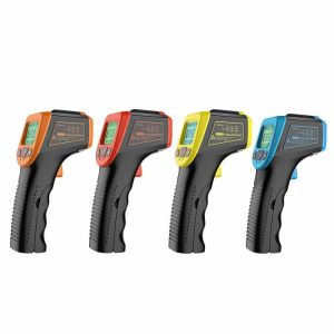 Temperature Instruments | Digital Infrared Thermometer Laser Temperature Meter Non-contact Pyrometer Measurement & Analysis Orange/Red/Yellow/Blue