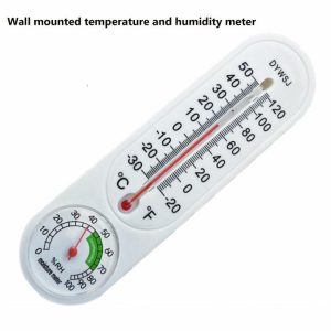 Temperature Instruments | Wall Thermometer Indoor Outdoor Mount Garden Greenhouse Home Humidity Meter Measurement & Analysis Temperature Instruments