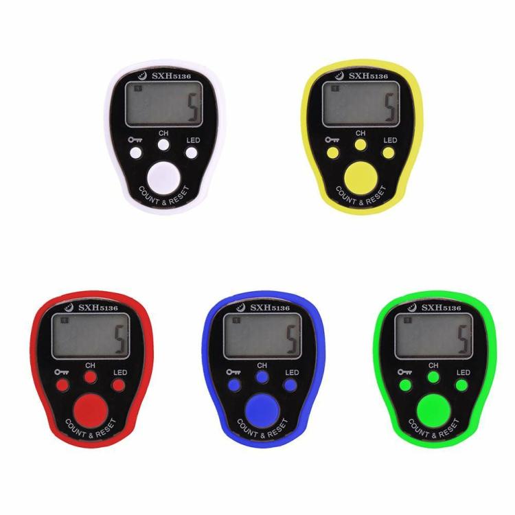 Timers & Counters | 0-99999 Locking Finger Counter LED Night Luminous Electronic Tally Counter Measurement & Analysis Red/Dark Blue/Green