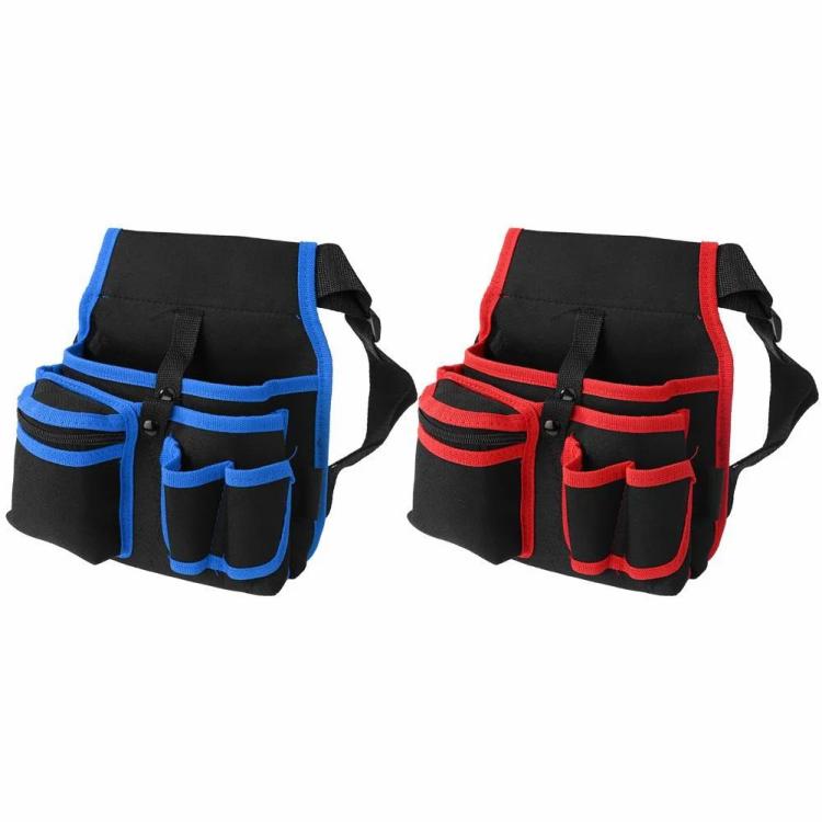 Tool Bags | Multipurpose Waist Pockets Electrician Tool Bag Organizer Carrying Pouch Tool Bags Black Red/Black Blue