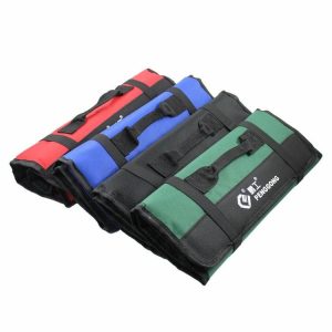 Tool Bags | Waterproof Oxford Carrying Handles Folding Roll Tool Bags Toolkit Tool Bags Black/Army Green/Blue