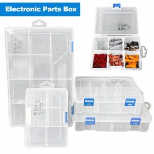 Tool Cases | Electronic Components Storage Box PP Plastic with Removable Dividers Jewlery Box Tool Cases Tool Cases