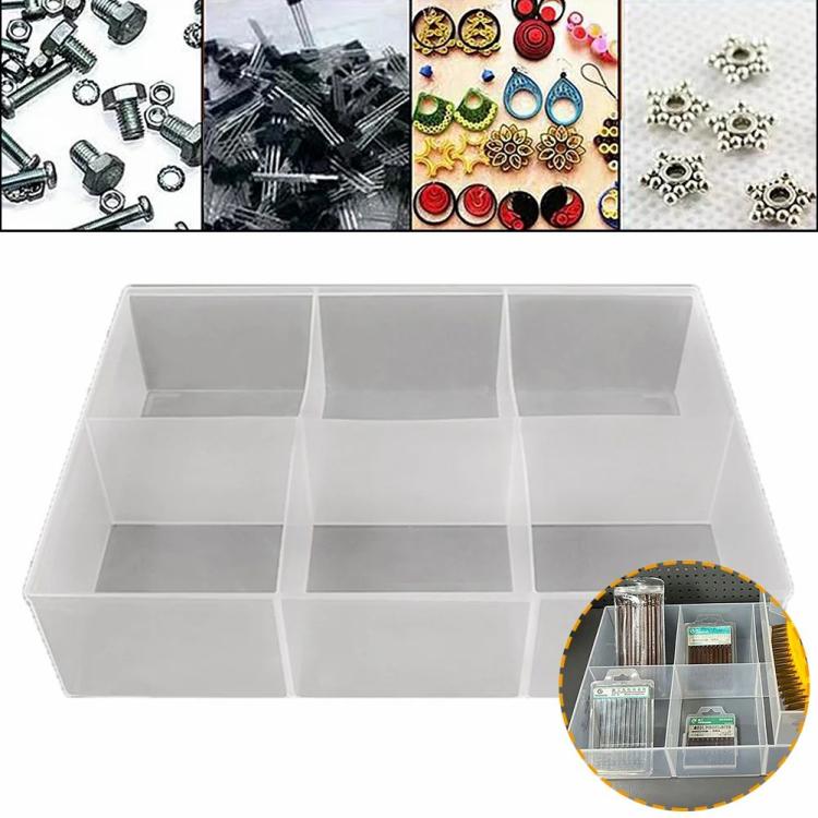 Tool Cases | Transparent Component Storage Box PP Component Storage Box without Cover Tool Organizer Tool Cases