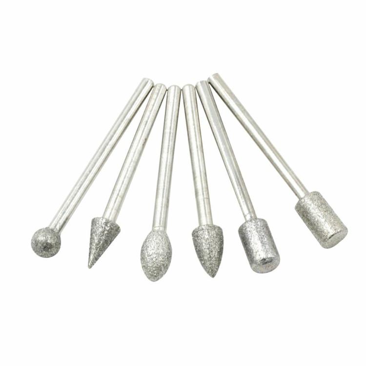 Tool Sets | 20pcs Diamond Grinding Heads 3mm Shank Mini Bit Set for Rotary Drill Tool Hand Tools Tool Sets