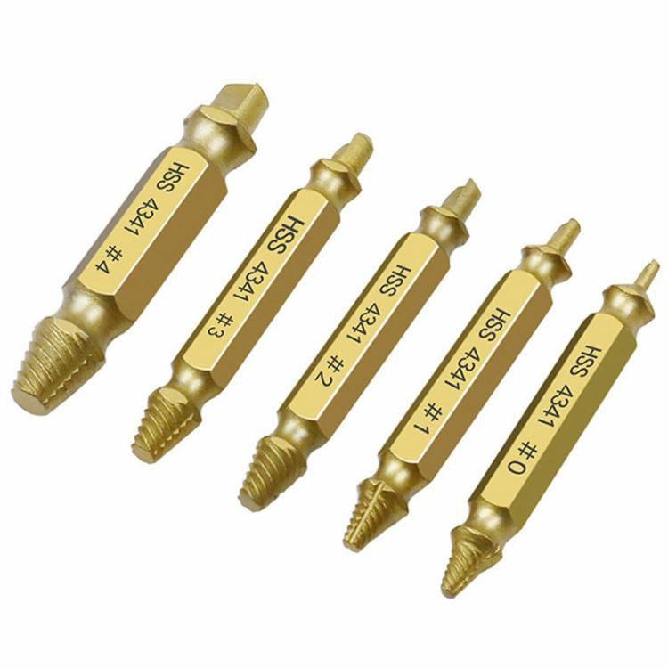 Tool Sets | 6Pcs Damaged Screw Extractor Speed Out Drill Bits Tool Broken Bolt Remover Hand Tools Tool Sets