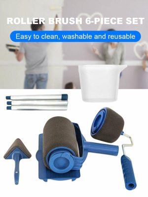 Tool Sets | 6pcs Painting Handle Tool Easy To Operate Pro Paint Roller for Walls and Ceiling Hand Tools Tool Sets