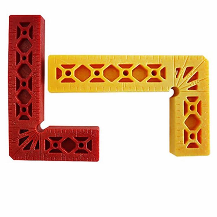 Woodworking Ruler | Right Angle Corner Clamp Ruler L-Shaped Woodworking Positioning Fixture Woodworking Ruler Red