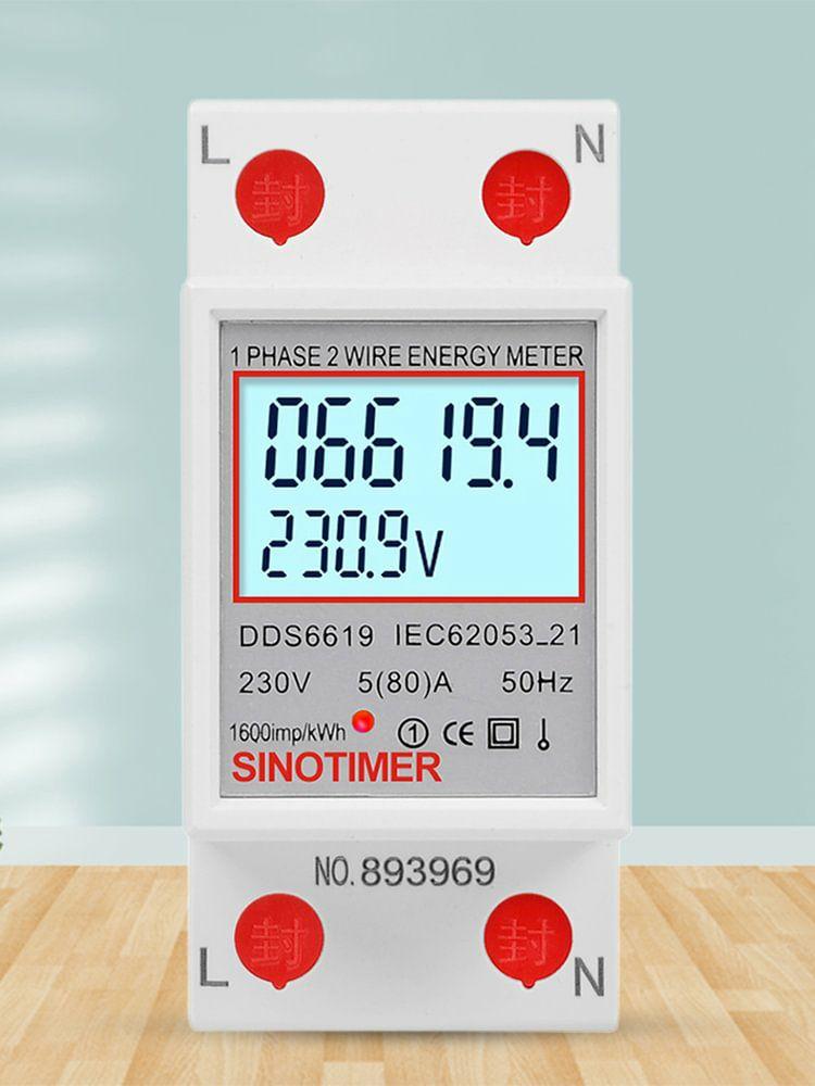 Electrical Instruments | Digital Electric Energy Monitor LCD Display 220V 230V KWH Electric Meter 50 60Hz Electrical Instruments Electrical Instruments