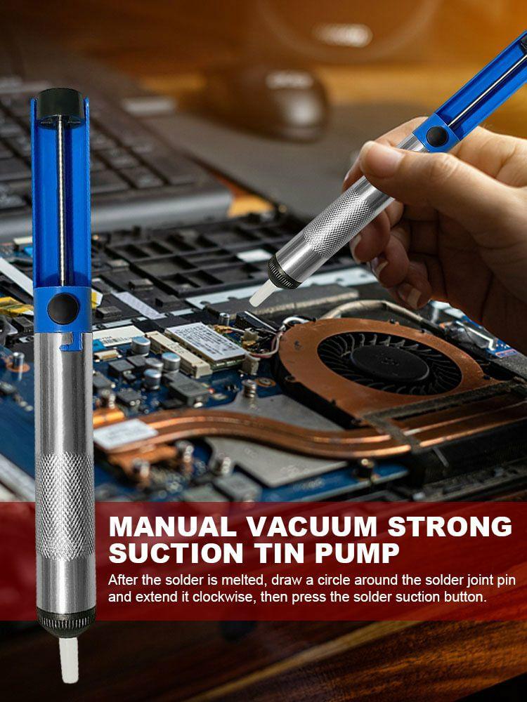 Electric Soldering Irons | Portable Suction Tin Gun Automatic Rebound Sucking Solder Pen Hand Welding Tools Electric Soldering Irons Electric Soldering Irons