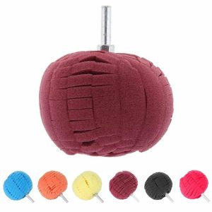 Other Tools | Car Polishing Pad Drill Shank Diameter 6mm for Car Wheel Hub Headlight Polishing Other Tools Orange/Black/Red